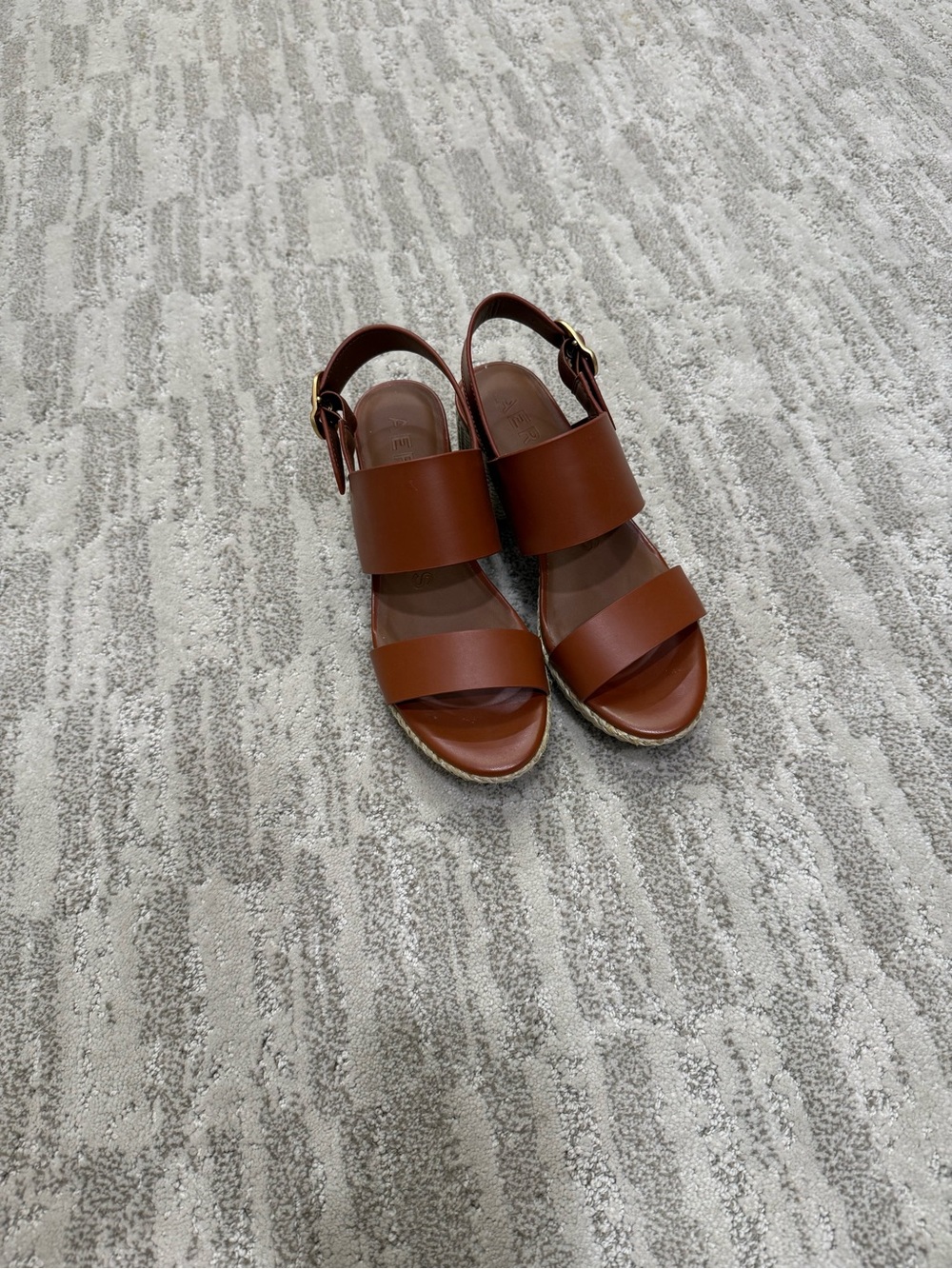 Women’s Aerosoles Brown Leather Open-Toe Sandals
